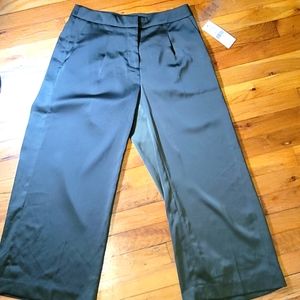Nwt Nanette Lepore high waist silky wide leg pant
